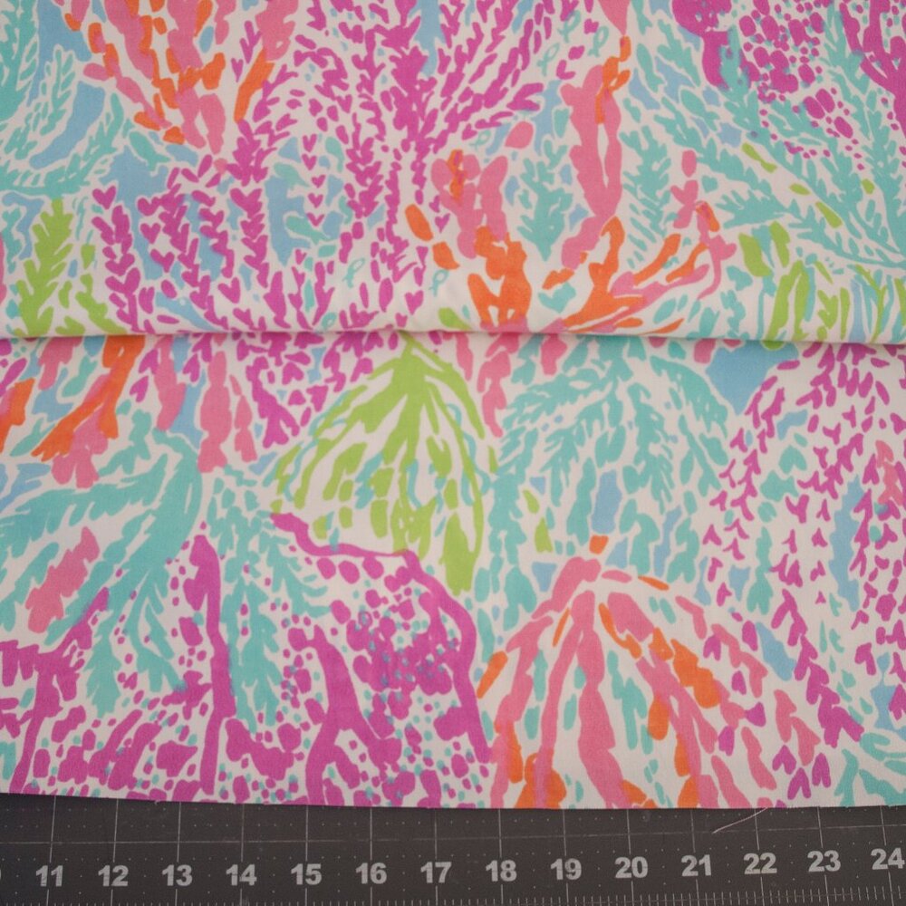 2 YRD of Lilly Pulitzer for Lee Jofa Lets Cha Cha Tiki / Shorely Fabric
